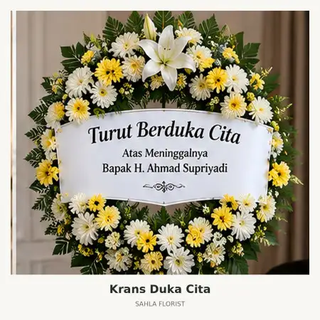 Krans Bunga Duka Jagakarsa